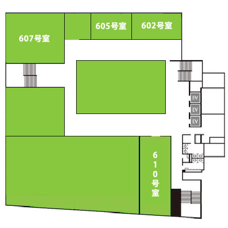 貸し会議室の見取り図