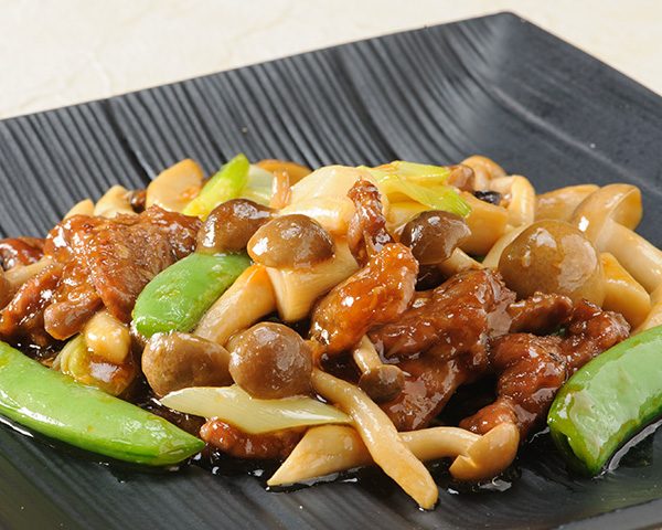 牛肉とたっぷりきのこの炒め