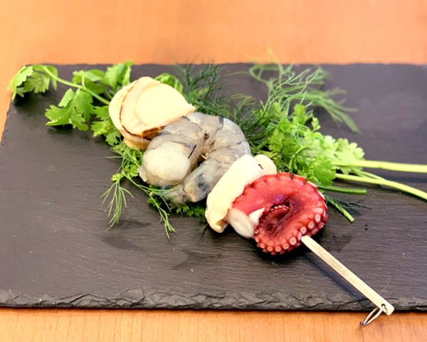 シーフード串焼き