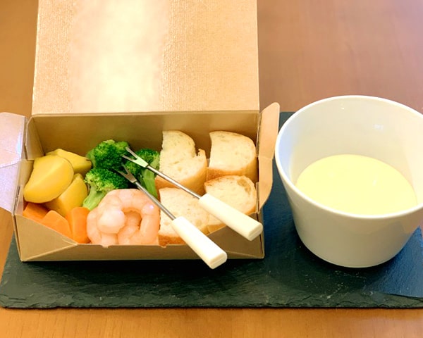 チーズフォンデュ